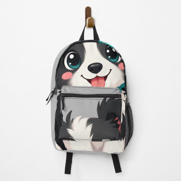 Item preview, Cute Border Collie Puppy — Kawaii Chibi Sticker designed and sold by NUFADE.