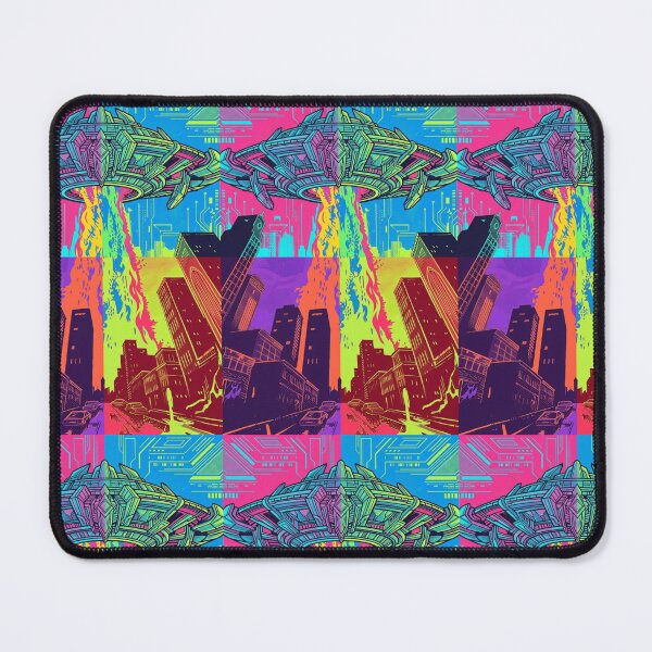 Item preview, Cosmic Abduction: Retro Pop Art UFO Invasion designed and sold by Dzblack.