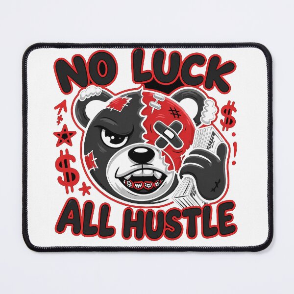 Item preview, ?? No Luck All Hustle – Streetwear Money Bear Graphic T-Shirt designed and sold by MAStrends.