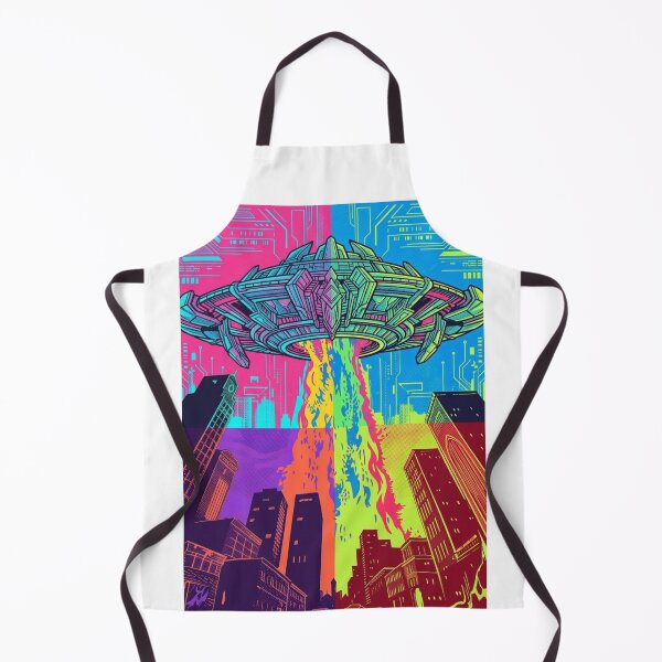 Item preview, Cosmic Abduction: Retro Pop Art UFO Invasion designed and sold by Dzblack.
