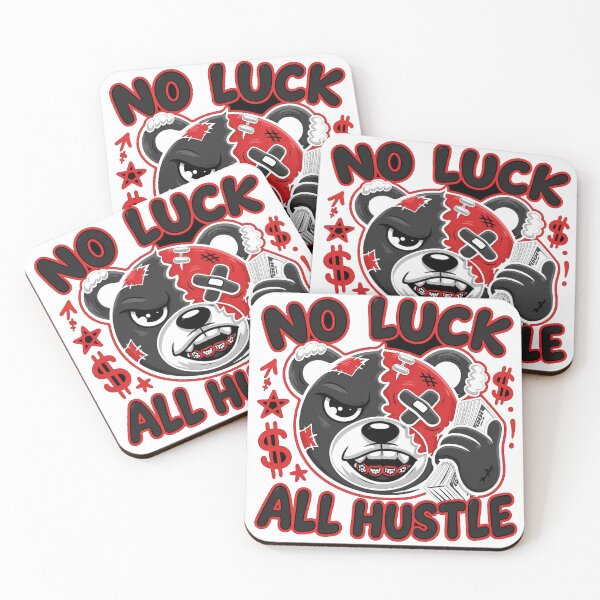 Item preview, ?? No Luck All Hustle – Streetwear Money Bear Graphic T-Shirt designed and sold by MAStrends.