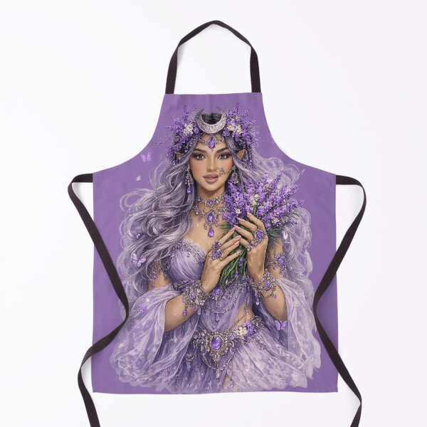 Item preview, Lavender Goddess | Boho Floral Woman | Purple Witch Aesthetic designed and sold by Johnny-Angel.