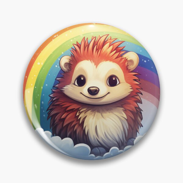 Item preview, Funny Hedgehog Colorful Rainbow Cute Boys Girls Kids designed and sold by rafaeltto.