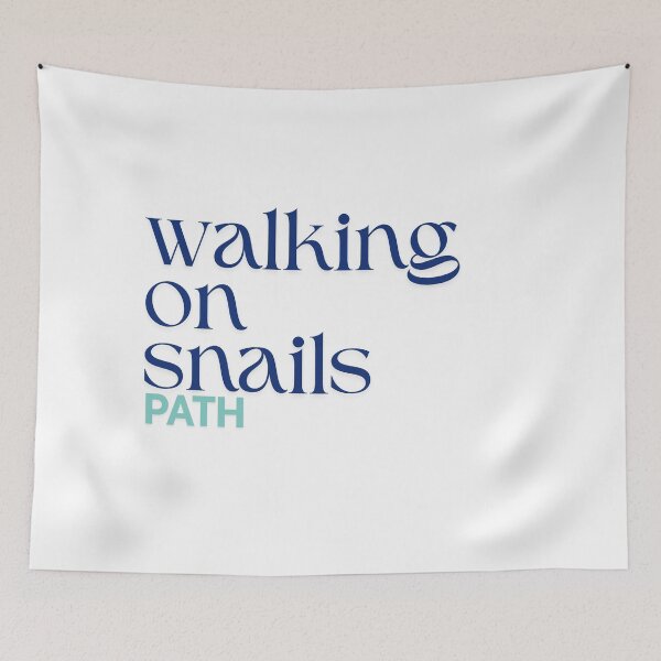 Item preview, Walking on snails path designed and sold by ArtistTejal.