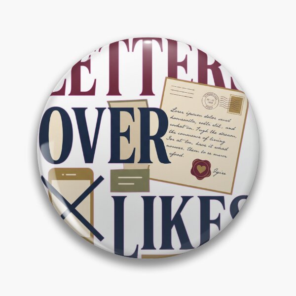 Item preview, Letters Over Likes Postal Typography designed and sold by GoverArt.