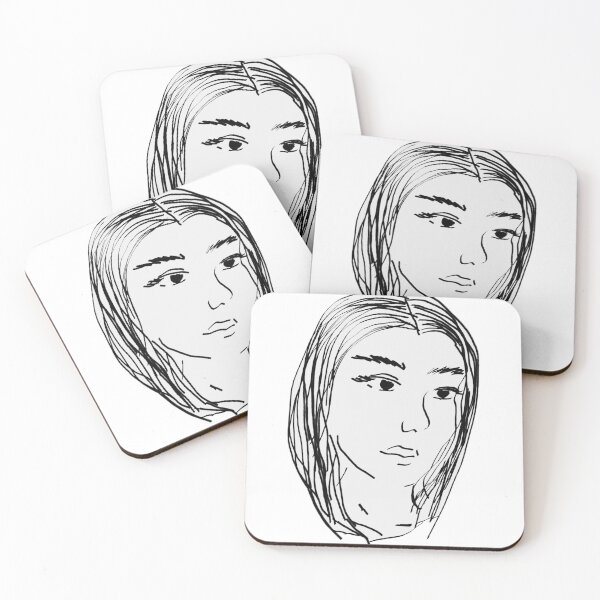 Item preview, Woman's face line designed and sold by DAONART.