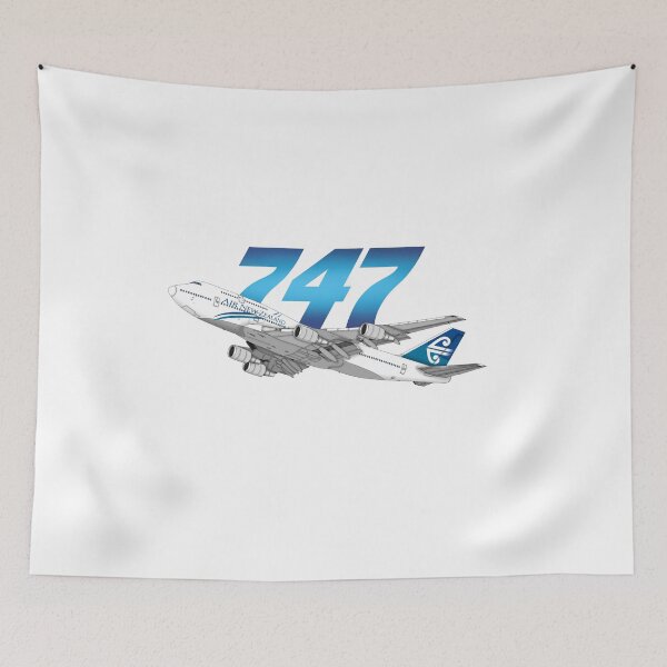 Aperçu de l'œuvre Boeing 747 créée et vendue par PlanesArtByLeo.
