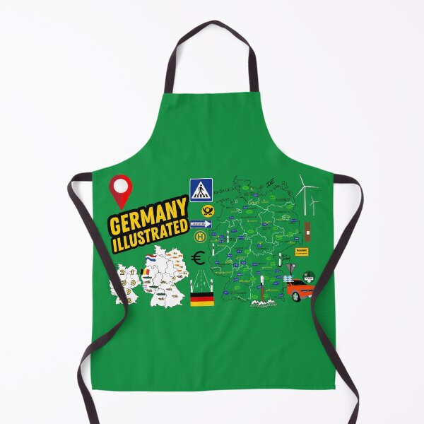 Item preview, Germany Illustrated Geography Study Guide Infographic designed and sold by Hevding.