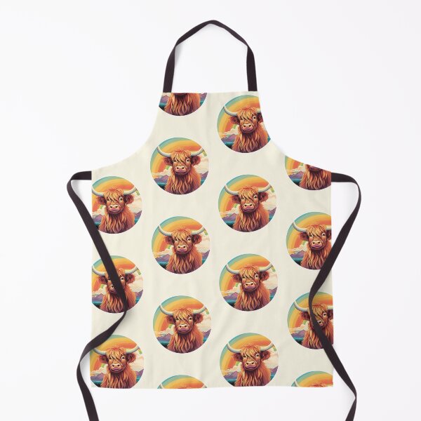 Item preview, Funny Highland Cow Colorful Rainbow Cute Boys Girls Kids designed and sold by rafaeltto.