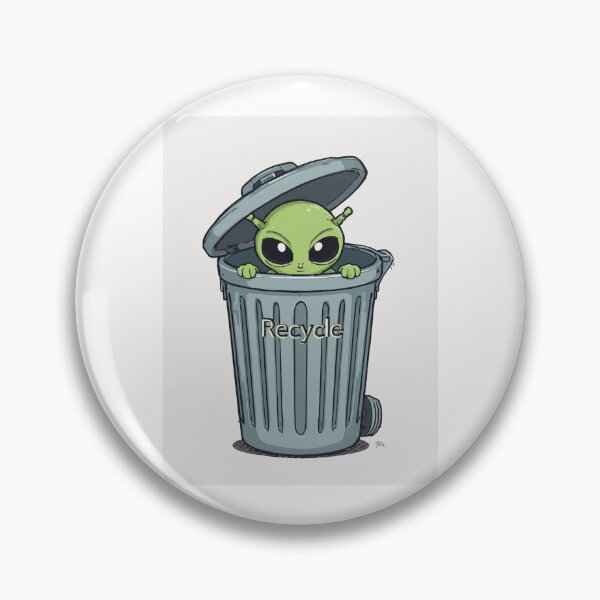Item preview, Recycle with alien designed and sold by Svitlana777.