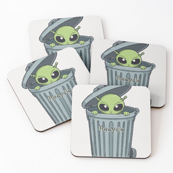 Item preview, Recycle with alien designed and sold by Svitlana777.