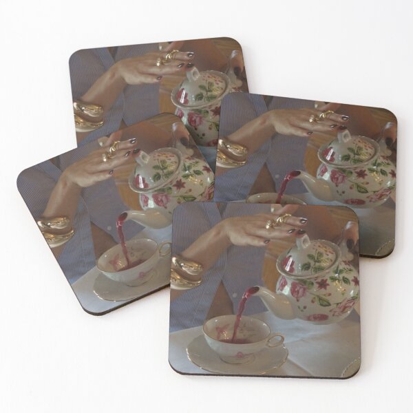 Item preview, Raspberry Tea Time designed and sold by ninetiestore.