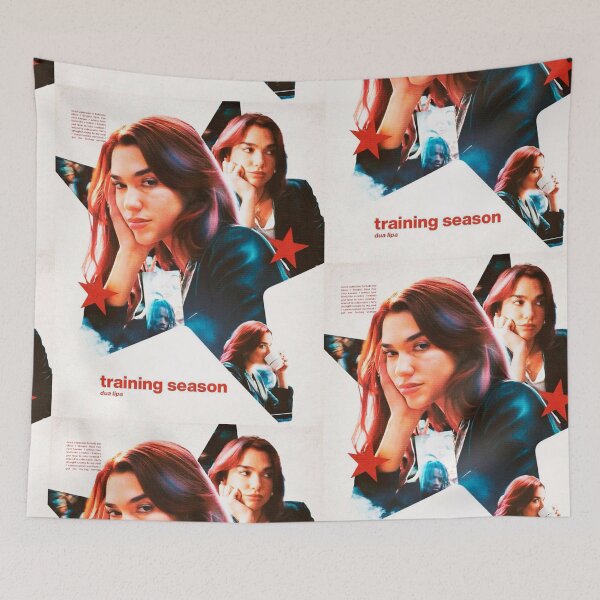 Item preview, Dua Lipa Training Season Poster designed and sold by martirush.