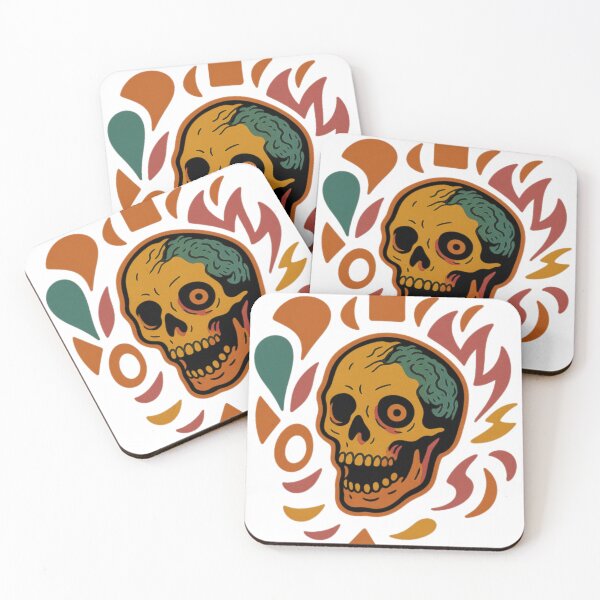 Item preview, Retro Vintage Screaming Skull designed and sold by ariapalette.