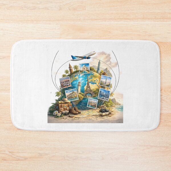 Item preview, Wanderlust Around the World Digital Art designed and sold by ali prints.