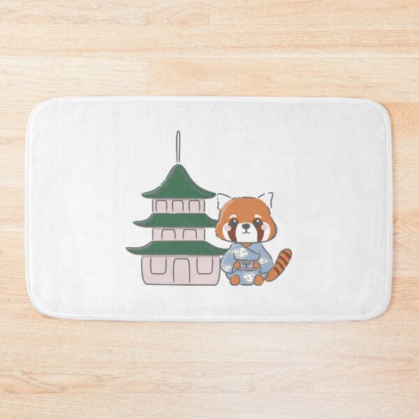 Item preview, Cute Kawaii Red Panda Wearing Kimono Art designed and sold by Sunshinejavr.