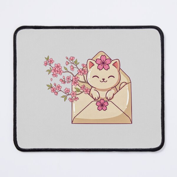 Item preview, Cute Calico Cat with Hanami Dango: Kawaii Japanese Spring Sakura designed and sold by hattie's.