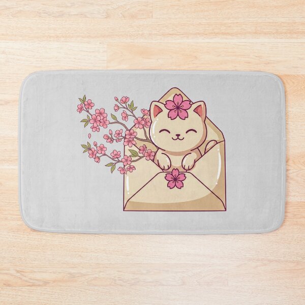Item preview, Cute Calico Cat with Hanami Dango: Kawaii Japanese Spring Sakura designed and sold by hattie's.