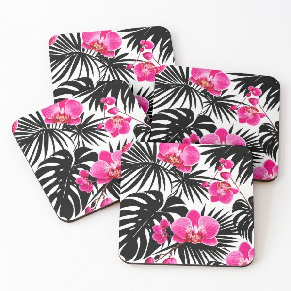Item preview, Tropical Pink Orchid Paradise Pattern designed and sold by tamoora.