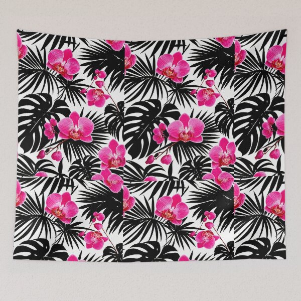 Item preview, Tropical Pink Orchid Paradise Pattern designed and sold by tamoora.