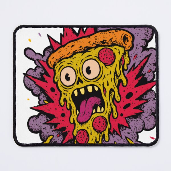Item preview, Zombie Pizza Slice Cartoon designed and sold by ariapalette.
