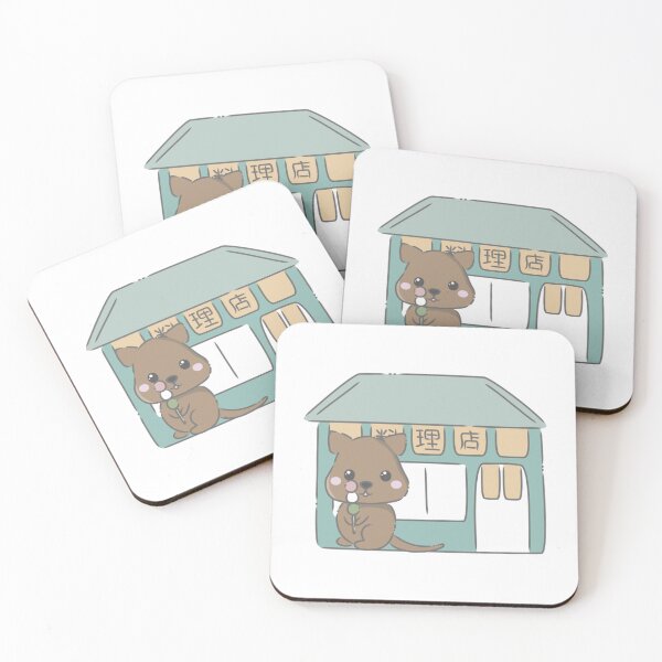 Item preview, Cute Kawaii Quokka Eating Dango Sweet Art designed and sold by Sunshinejavr.