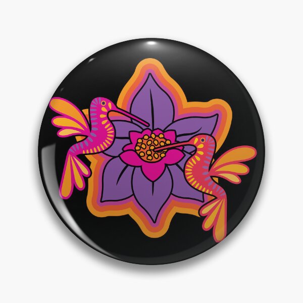 Item preview, Psychedelic Hummingbirds│ designed and sold by arüpodesign.