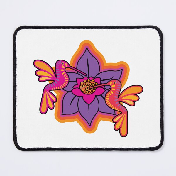 Item preview, Psychedelic Hummingbirds│ designed and sold by arüpodesign.