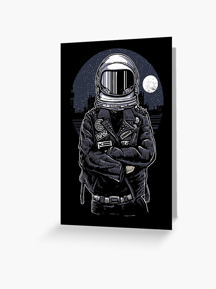 •space City• #astronaut #spacecity Greeting Card