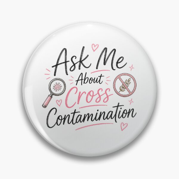 Item preview, Ask Me About Cross Contamination | Funny Gluten Free Coeliac Awareness Design designed and sold by My Gluten Free Life UK.