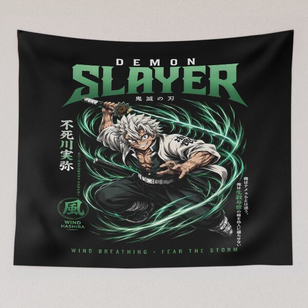 Item preview, Sanemi Shinazugawa- Epic  Wind Hashira Aesthetic Design designed and sold by Trinidesigns123.