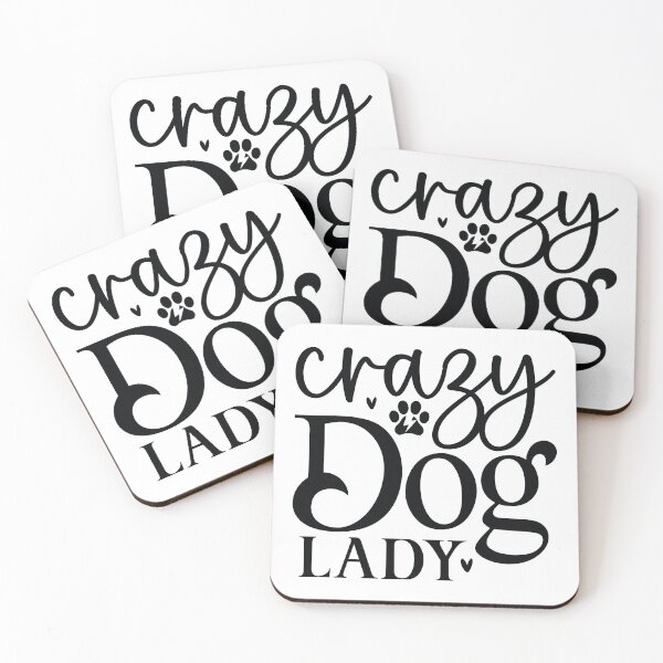 Item preview, Crazy Dog Lady - Funny Dog Quotes Retro Vintage Aesthetic Best Puppy Mother Fur Mom Animal Gift designed and sold by FuzionRaptor.