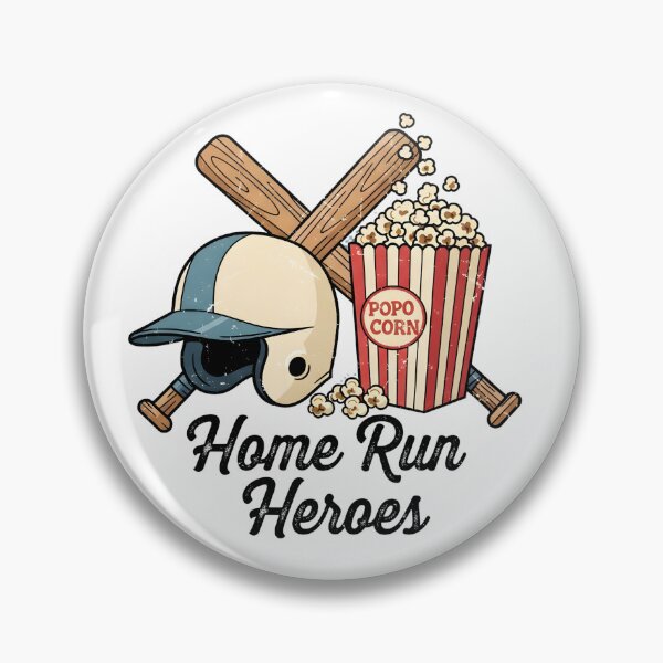 Item preview, Home Run Heroes Baseball Popcorn Gear designed and sold by duduartwork.