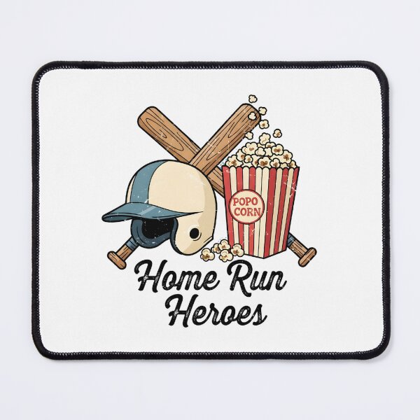 Item preview, Home Run Heroes Baseball Popcorn Gear designed and sold by duduartwork.