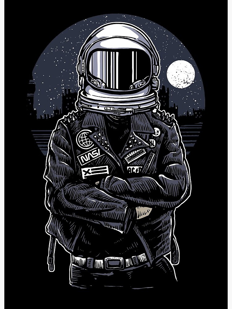 Cool Spaceman City Nasa | Art Board Print