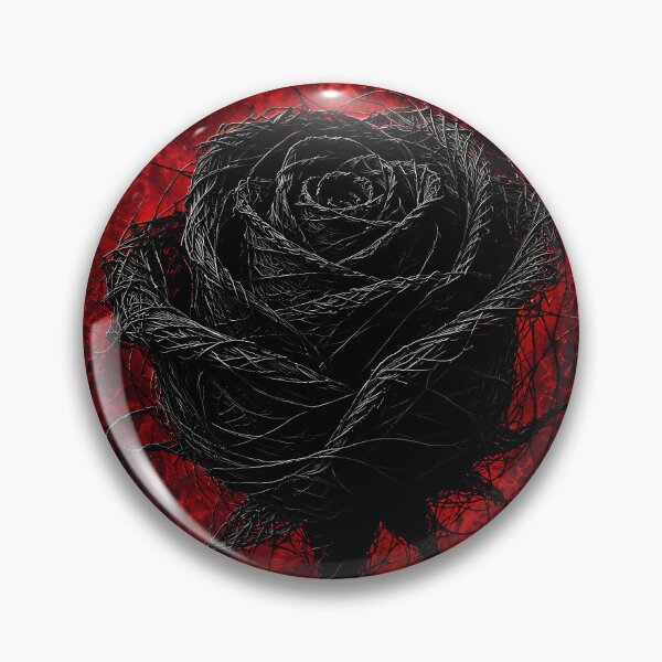 Item preview, Black Thread Rose Gothic Poster | Dark Red Aesthetic Wall Art designed and sold by vibeartstudio99.