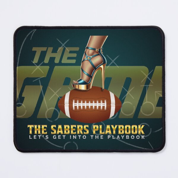 Item preview, The Sabers Playbook Podcast designed and sold by JoanClayton.
