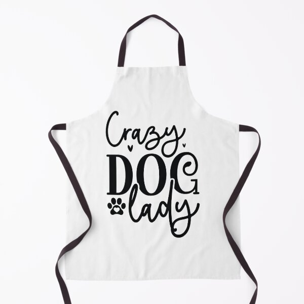 Item preview, Crazy Dog Lady - Funny Retro Puppy Pet Gift Dog Quotes Cool Mother Matching Family Owner Girl Mom Female Apparel Art designed and sold by FuzionRaptor.
