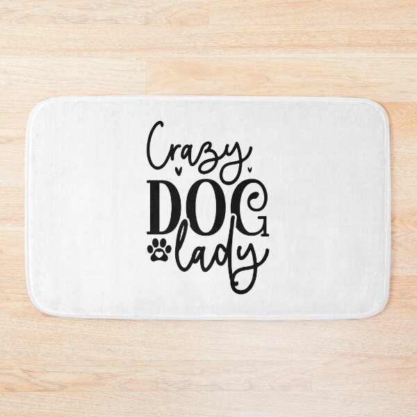 Item preview, Crazy Dog Lady - Funny Retro Puppy Pet Gift Dog Quotes Cool Mother Matching Family Owner Girl Mom Female Apparel Art designed and sold by FuzionRaptor.