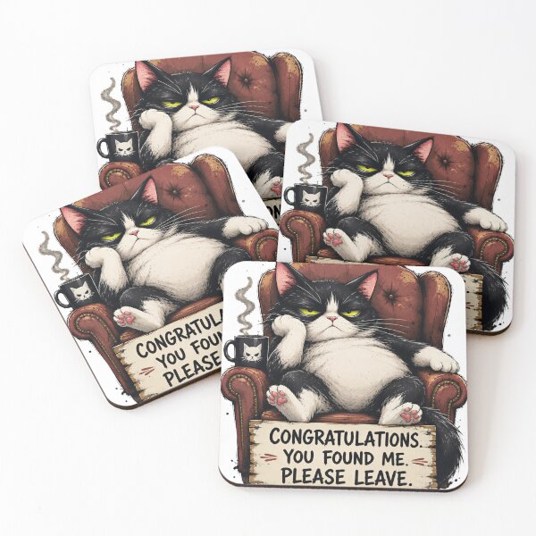 Item preview, Sarcastic Grumpy Cat - Congratulations, You Found Me. Please Leave designed and sold by NowaPrintNest.