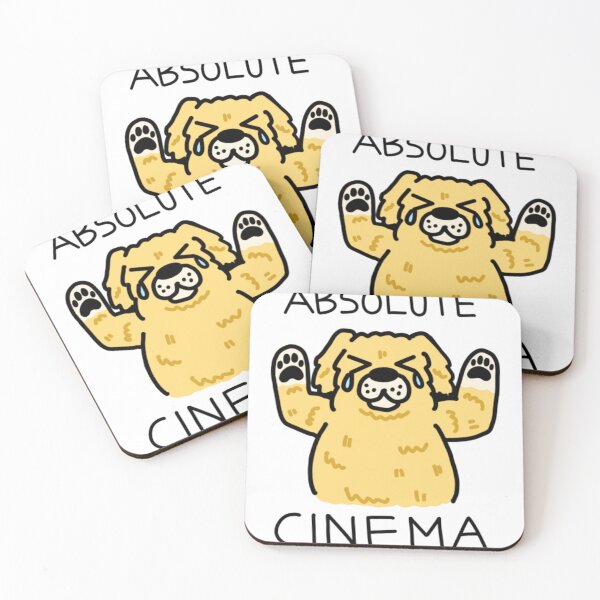 Item preview, Absolute Cinema Funny Crying Dog Meme designed and sold by hugoinkcoast.