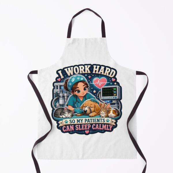 Item preview, I Work Hard So My Patients Can Sleep Calmly – Veterinary Anesthesiologist designed and sold by Bettybee00.