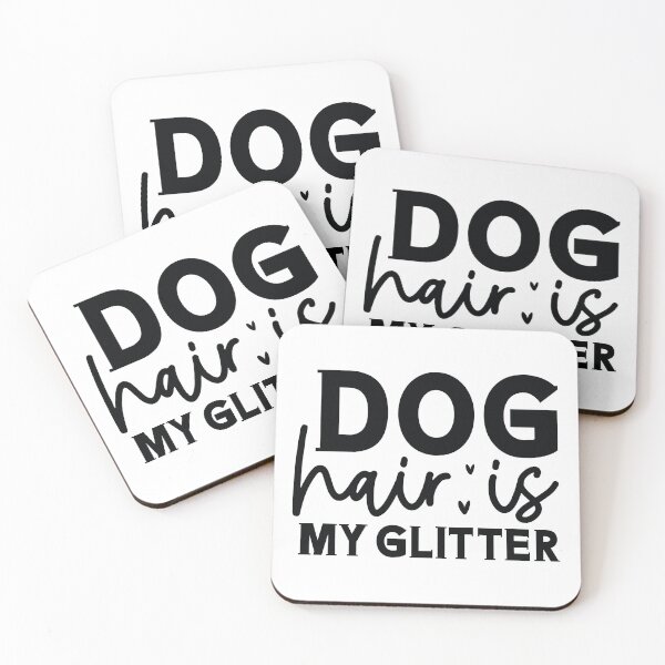 Item preview, Dog Hair Is My Glitter - Funny Retro Pet Gift Dog Quotes Cool Mother Matching Family Owner Girl Mom Female Apparel Art designed and sold by FuzionRaptor.