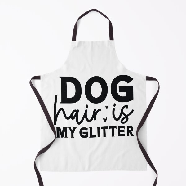 Item preview, Dog Hair Is My Glitter - Funny Retro Pet Gift Dog Quotes Cool Mother Matching Family Owner Girl Mom Female Apparel Art designed and sold by FuzionRaptor.