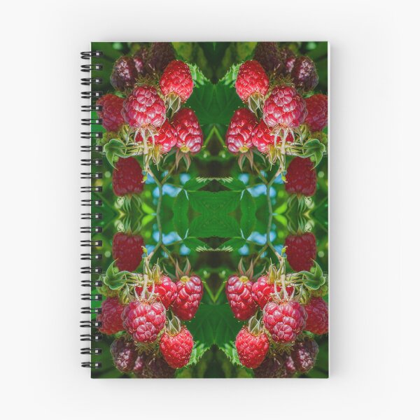 Item preview, Raspberry Kaleidoscope — Symmetrical Berry Pattern (Vertical) designed and sold by Andrey Yurkevich Art.