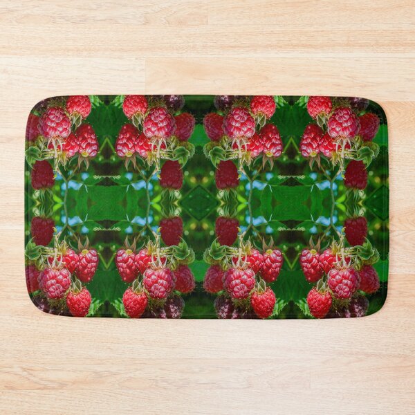 Item preview, Raspberry Kaleidoscope — Symmetrical Berry Pattern (Vertical) designed and sold by Andrey Yurkevich Art.