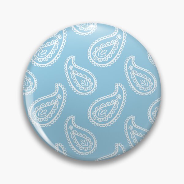 Item preview, Light Blue Paisley Pattern designed and sold by Julie Erin Designs.