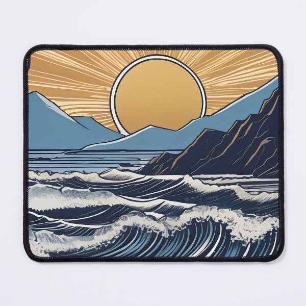 Item preview, Golden Morning Light Over Ocean Waters. designed and sold by MissYouONLY.