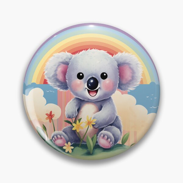 Item preview, Funny Koala Colorful Rainbow Cute Boys Girls Kids designed and sold by rafaeltto.