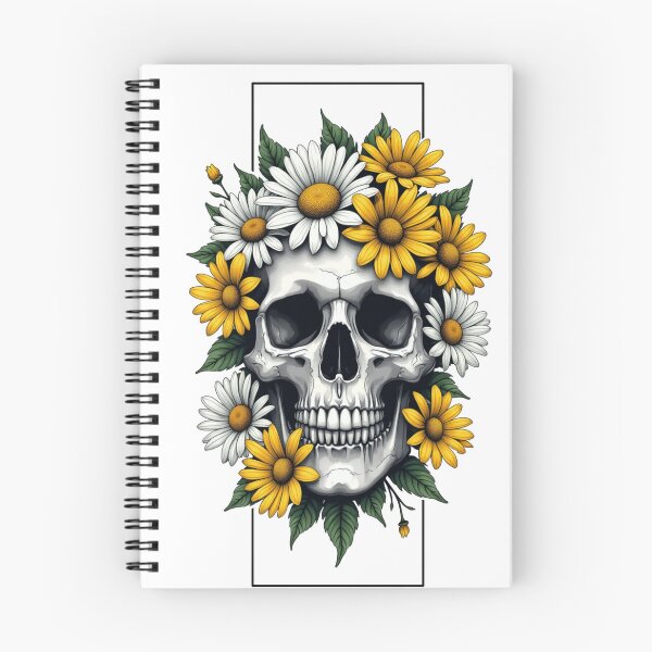 Item preview, Skull With Flowers designed and sold by Ufeniksa.